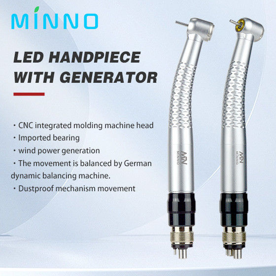 CE Dental Handpiece ad alta velocità 25000RPM Push Type Handpiece
