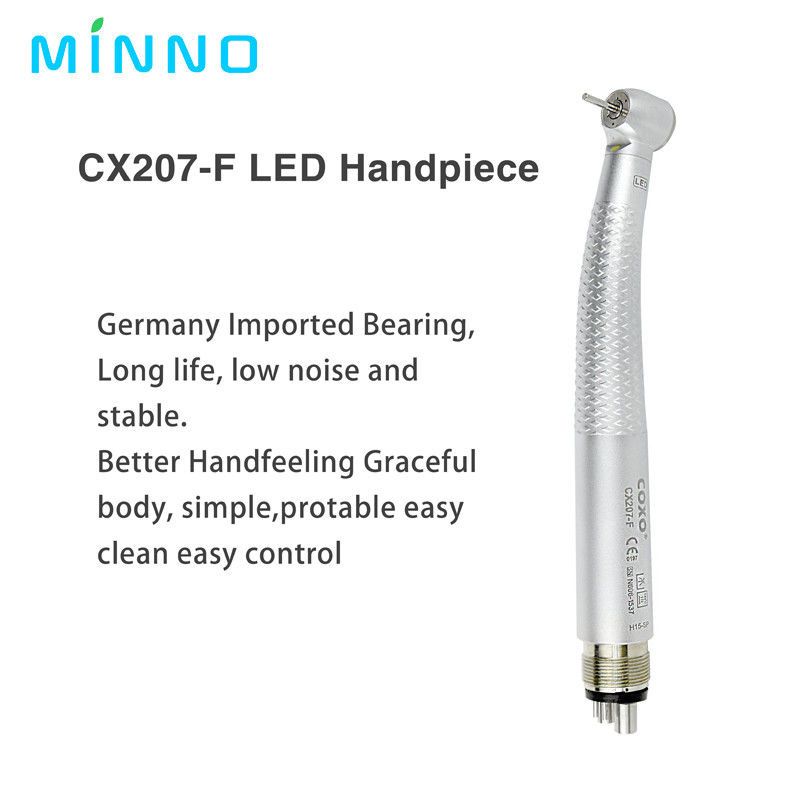 300000rpm Coxo Handpiece ad alta velocità 4 fori LED Dental Handpiece con 3 Way Spray