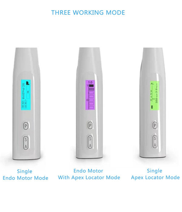 Dental Wireless Root Canal Endodontic C-Smart Mini AP Endo Motor con Apex Locator 2 in 1 Low Speed Micro Surgery Motor