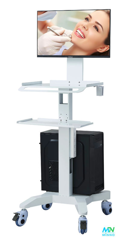 Camionetto medico apparecchiatura di laboratorio dentale ruota silenziosa porta scanner 3D orale carro mobile ospitante con presa freno Dentis