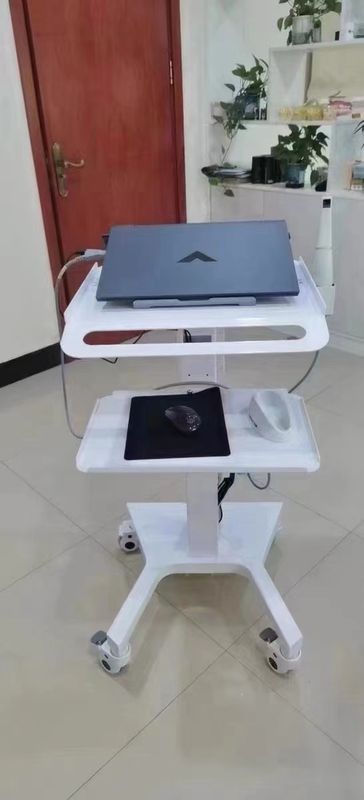 Camionetto medico apparecchiatura di laboratorio dentale ruota silenziosa porta scanner 3D orale carro mobile ospitante con presa freno Dentis