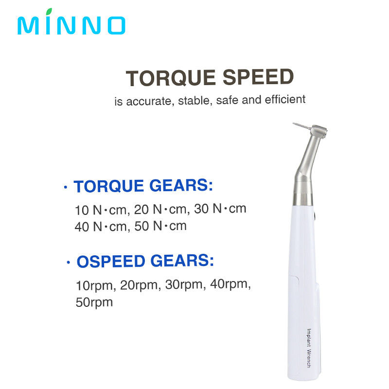 Implantazione dentale Torque chiave frenetica Funzione di regolazione limite chiave frenetica Oral strumento base di avvitamento sacchetti utensili