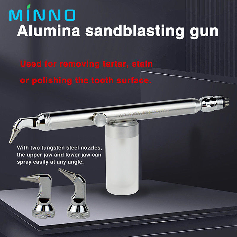 Micro blaster dentale di ossido di alluminio con spruzzo d'acqua Microetcher di alluminio pistola da sabbiatura lucidatore d'aria attrezzi dentali