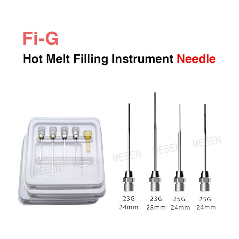 Fi-G Hot Melt Strumento di riempimento Aglio Prevenire le perdite di gutta-percha Aglio rotabile 360 4 aghi sono opzionali