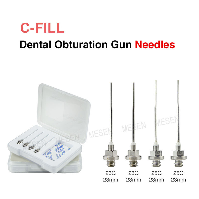 C-FILL Dental Obturation Gun Needles Punti d' ago di pistola di obturazione 4 pcs Dental di alta qualità senza fili Gutta Percha Obturation Gun and Pen Use Needles